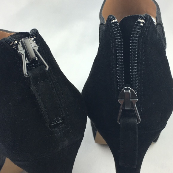 MRKT Black Platform Peep Toe Heels Aliya Size 7 - Picture 3 of 10